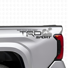 TRD Sport Beach Style Vinylaufkleberset für die hinteren Seiten von Toyota Trucks_6