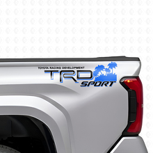 TRD Sport Beach Style Vinylaufkleberset für die hinteren Seiten von Toyota Trucks_7