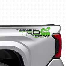 TRD Sport Beach Style Vinylaufkleberset für die hinteren Seiten von Toyota Trucks_8