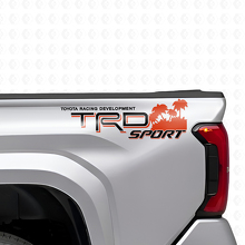 TRD Sport Beach Style Vinylaufkleberset für die hinteren Seiten von Toyota Trucks_9