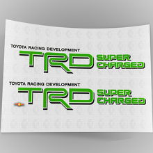 TRD Supercharged Vinyl-Aufkleberpaar für Seitenflächen von Toyota Trucks_3