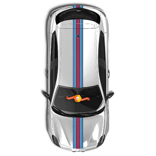 Racing Style Over the Car Streifen Vinyl-Aufkleberset für Alfa Romeo