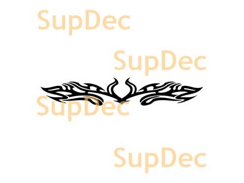 Haubenaufkleber Tribal Fly Style #020