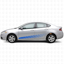 Verziertes Strobe-Seitenstreifen Vinyl-Aufkleber-Set für Dodge Dart_2