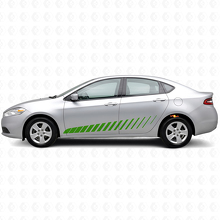 Verziertes Strobe-Seitenstreifen Vinyl-Aufkleber-Set für Dodge Dart_3