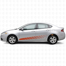 Verziertes Strobe-Seitenstreifen Vinyl-Aufkleber-Set für Dodge Dart_4