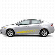 Verziertes Strobe-Seitenstreifen Vinyl-Aufkleber-Set für Dodge Dart_5
