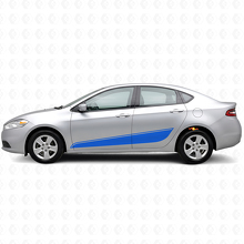 Obere Umrissstreifen Seiten Vinyl-Aufkleber Set für Dodge Dart_2
