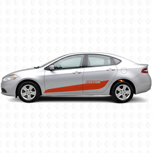 Individuelles Schriftzug Seitenwagenstreifen Vinyl-Aufkleberset für Dodge Dart_4