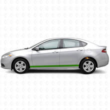 Gerade Türseiten-Streifen Vinyl-Aufkleber-Set für Dodge Dart_2