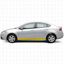 Gerade Türseiten-Streifen Vinyl-Aufkleber-Set für Dodge Dart_4