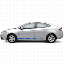 Racing-Stil Tür-Seitenstreifen Vinyl-Aufkleber-Set für Dodge Dart_2