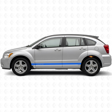 Individuelles Kontur-Seitenstreifen-Vinylaufkleber-Set für Dodge Caliber 2007+_2