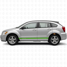 Individuelles Kontur-Seitenstreifen-Vinylaufkleber-Set für Dodge Caliber 2007+_3