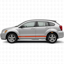 Individuelles Vinyl-Aufkleber-Kit für Seitestreifen für Dodge Caliber ab 2007_4