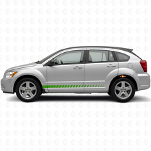 Racing Style Seitenstreifen Vinyl-Aufkleber Set für Dodge Caliber 2007+_3