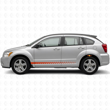 Racing Style Seitenstreifen Vinyl-Aufkleber Set für Dodge Caliber 2007+_4