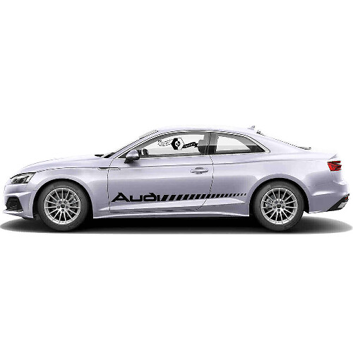 Strobe Style Marken Seitliche Vinyl-Aufkleber Kit für Audi A5