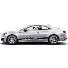 Marken-Seitennstreifen Vinyl-Aufkleber-Kit für Audi A5_2
