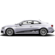 Marken-Seitenstreifen Vinyl-Aufkleber-Set für Audi A5_3