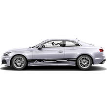 Marken-Seitenstreifen Vinyl-Aufkleber-Set für Audi A5_5