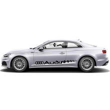 Branded Outline Seitenstreifen Vinyl-Aufkleberset für Audi A5_3