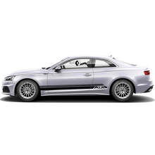 Audi Sport Seitenstreifen Vinyl-Aufkleber Set für Audi A5_3