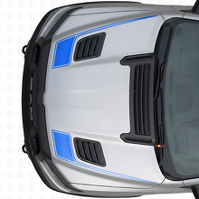 Hockey-Stick-Stil Kontur Motorhauben Vinyl-Aufkleberset für Dodge Ram Sport 2019+_2