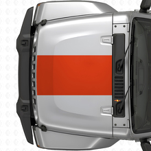 Zentraler breiter Haubenstreifen Vinylaufkleber für Jeep Wrangler 2007+_4