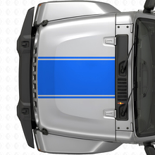 Zentraler Umriss Motorhauben-Streifen Vinyl-Aufkleber für Jeep Wrangler 2007+_2
