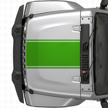 Zentraler Umriss Motorhauben-Streifen Vinyl-Aufkleber für Jeep Wrangler 2007+_3