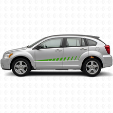 Strobe Design Seitenstreifen Vinyl-Aufkleber Set für Dodge Caliber 2007+_3