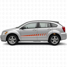 Strobe Design Seitenstreifen Vinyl-Aufkleber Set für Dodge Caliber 2007+_4