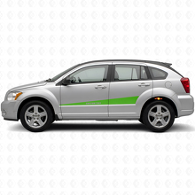 Individuelles Set erweiterbarer Seitestreifen-Aufkleber aus Vinyl für Dodge Caliber 2007+_3