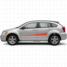 Individuelles Set erweiterbarer Seitestreifen-Aufkleber aus Vinyl für Dodge Caliber 2007+_4