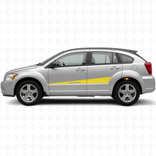 Individuelles Set erweiterbarer Seitestreifen-Aufkleber aus Vinyl für Dodge Caliber 2007+_5