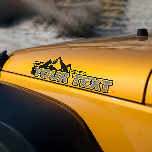 Bergstil Schriftzug Vinylaufkleber Für Jeep Wrangler Edition