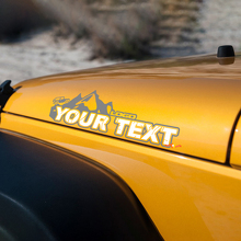 Bergstil Schriftzug Vinylaufkleber Für Jeep Wrangler Edition_2