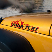 Bergstil Schriftzug Vinylaufkleber Für Jeep Wrangler Edition_3