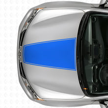 Schwarz Umriss Motorhauben Vinyl-Aufkleber für Toyota RAV4 2013+_2