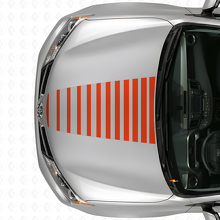 Strobe-Stil Motorhaubenstreifen Vinylaufkleber für Toyota RAV4 2013+_4