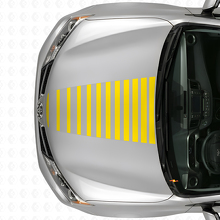 Strobe-Stil Motorhaubenstreifen Vinylaufkleber für Toyota RAV4 2013+_5