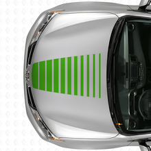 Aufleuchtender Stroboskop-Motorhaubenstreifen Vinyl-Aufkleber für Toyota RAV4 2013+_3