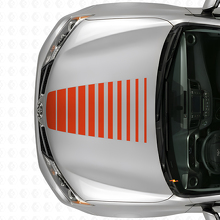 Aufleuchtender Stroboskop-Motorhaubenstreifen Vinyl-Aufkleber für Toyota RAV4 2013+_4