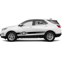 Racing-Stil Türseitenstreifen Vinyl-Aufkleber-Set für Chevrolet Equinox 2021_4