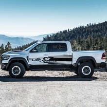 TRX Style Türseitenstreifen Vinyl-Aufkleberset für Dodge Ram Rebel 2021+_3