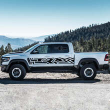TRX Style Türseitenstreifen Vinyl-Aufkleberset für Dodge Ram Rebel 2021+_4