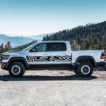 Rebel Style Tür-Seitenstreifen Vinyl-Aufkleber-Set für Dodge Ram Rebel 2021+_4