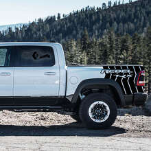 TRX Rebel Seitenstreifen Vinyl-Aufkleber Kit für Dodge Ram Rebel 2021+_3