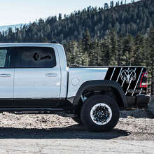 TRX Rebel Seitenstreifen Vinyl-Aufkleber Kit für Dodge Ram Rebel 2021+_4